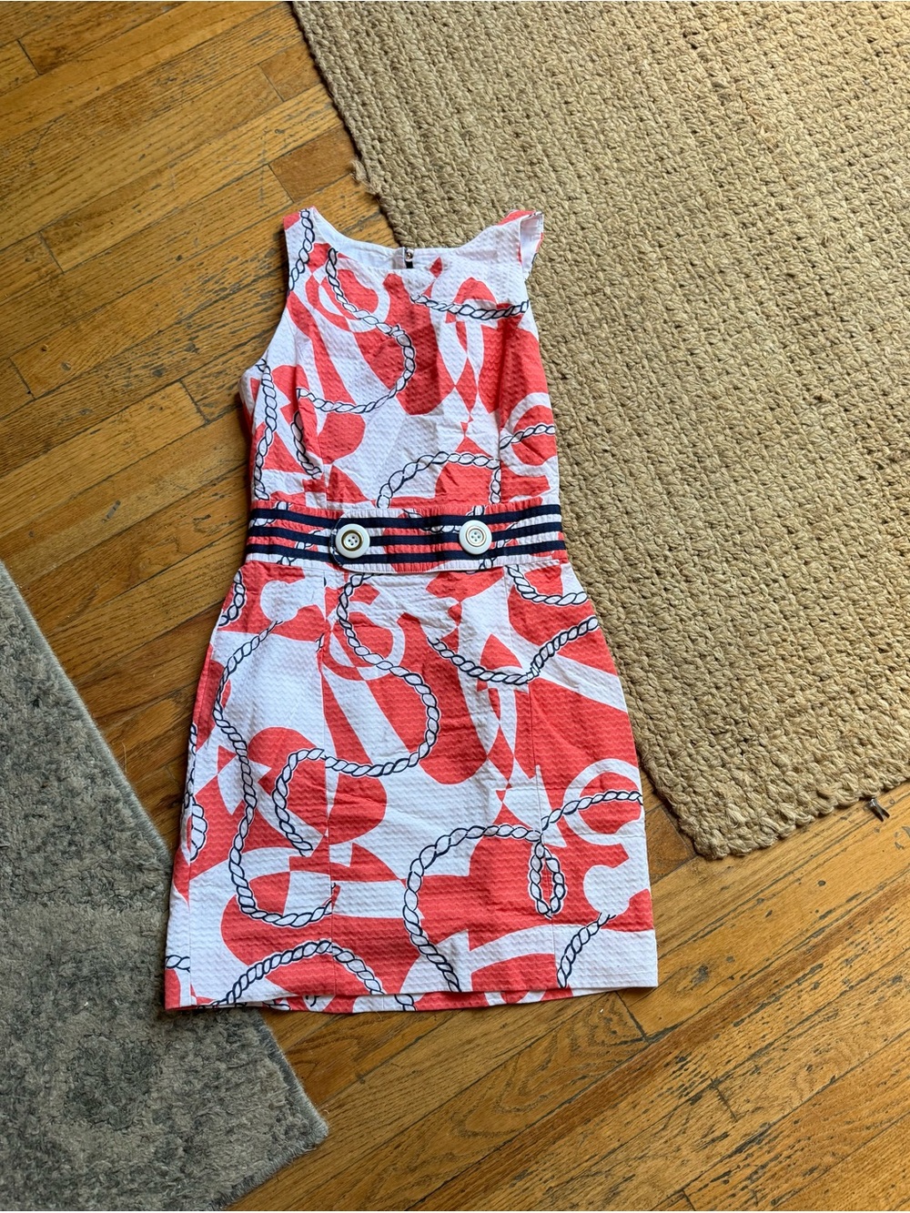 Lilly Pulitzer Kirkland Dress in Tango Orange Booze Cruise Sz: 00